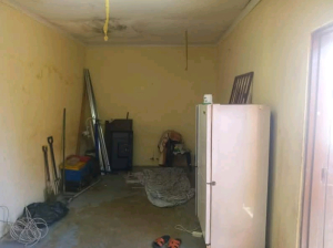 Garage available immediately for rental with ceiling, secured yard with lockable gate and  